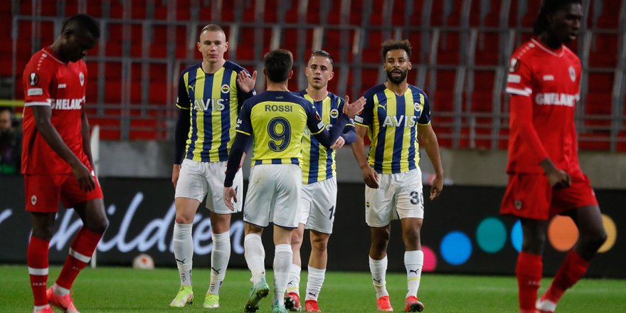 UEFA Avrupa Ligi: Royal Antwerp: 0 - Fenerbahçe: 3