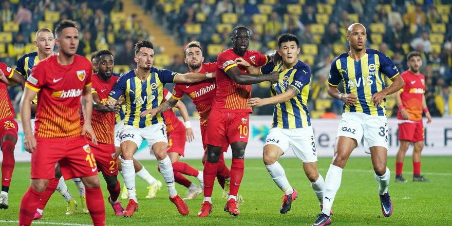 Spor Toto Süper Lig: Fenerbahçe: 2 - Kayserispor: 2