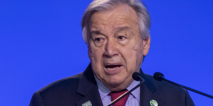 BM Genel Sekreteri Guterres: "Glasgow'daki taahhütler ümit verici ama yetersiz"