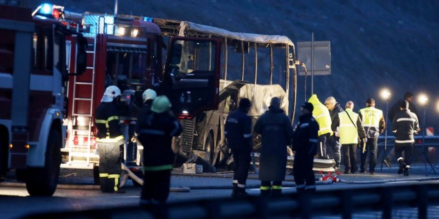 Bulgaristan’da yolcu otobüsü alev aldı: 46 ölü, 7 yaralı