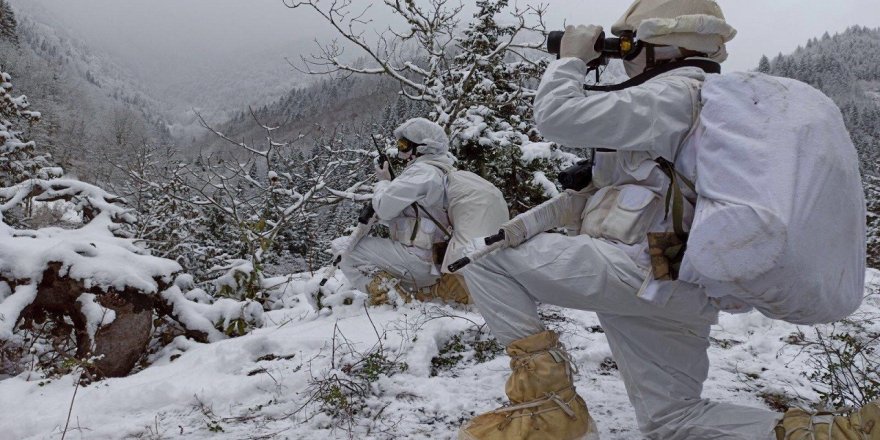 Mehmetçik zorlu kış şartlarında Teröristle Mücadele Harekatına devam ediyor