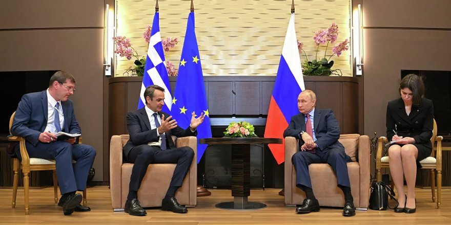 Putin ve Miçotakis'in Soçi’deki görüşmesi