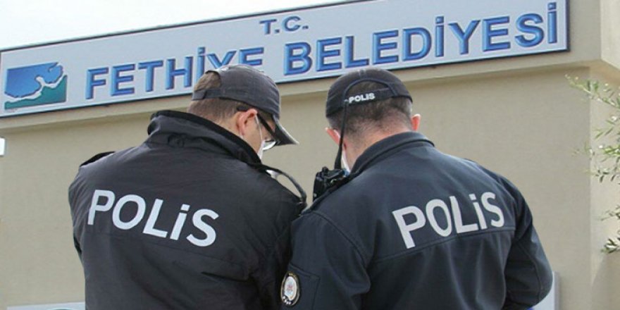 Fethiye belediyesi operasyonunda 3 tutuklama