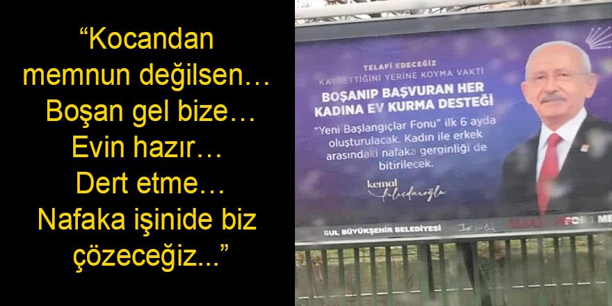 Karataş, CHP'nin yeni projesini değerlendirdi: "Kocandan memnun değilsen… Boşan gel bize…  Evin hazır… Dert etme…"
