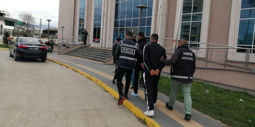 Kocaeli’de uyuşturucu operasyonu: 4 şahıs tutuklandı