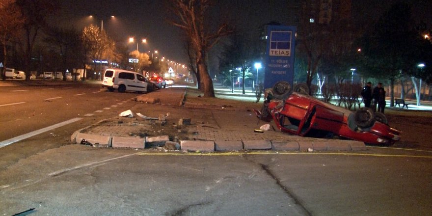 Kayseri’de trafik kazası: 4 yaralı