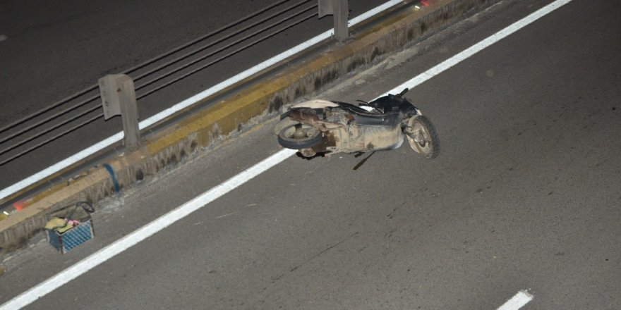 Belediye çalışanı motosiklet kazasında can verdi