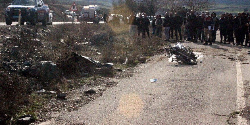 Kilis’te motosiklet şarampole yuvarlandı:1 ölü