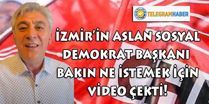 Alın size 'Tıkır Tıkır' Çalışan Aslan Sosyal Demokrat Belediye Başkanı! Bakın vatandaşlardan ne istiyor...