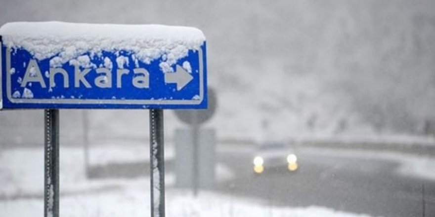 Ankara’da sabah saatlerinde kar yağışı başladı