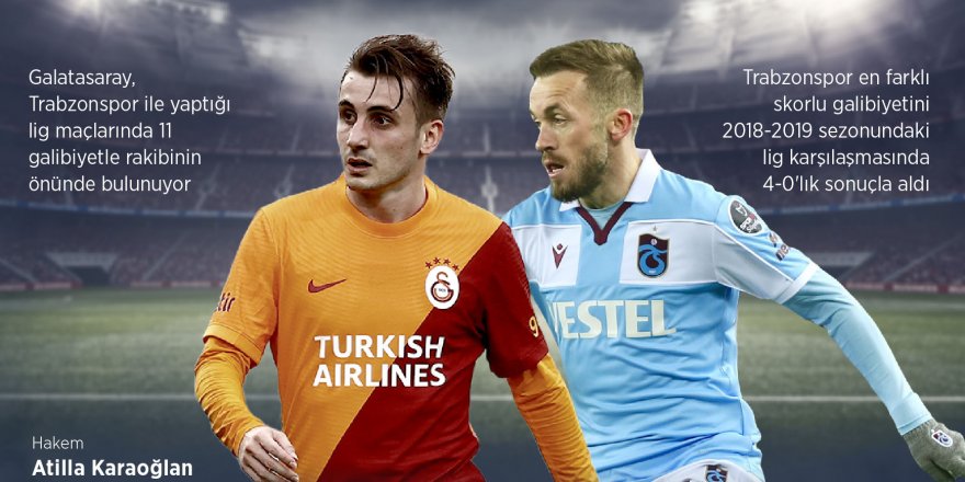 Galatasaray-Trabzonspor rekabetinde 133. randevu