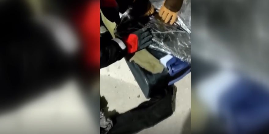 Keçeye emdirilmiş 4 kilo 458 gram likit eroin yakalandı (Video)