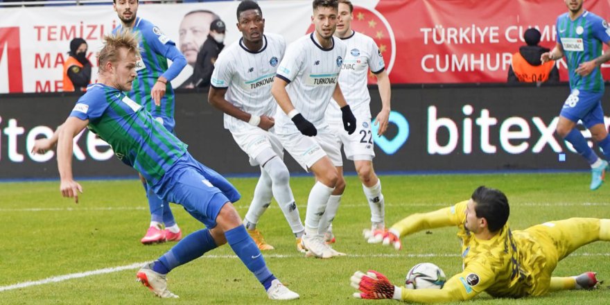 Çaykur Rizespor: 1- Adana Demirspor: 3