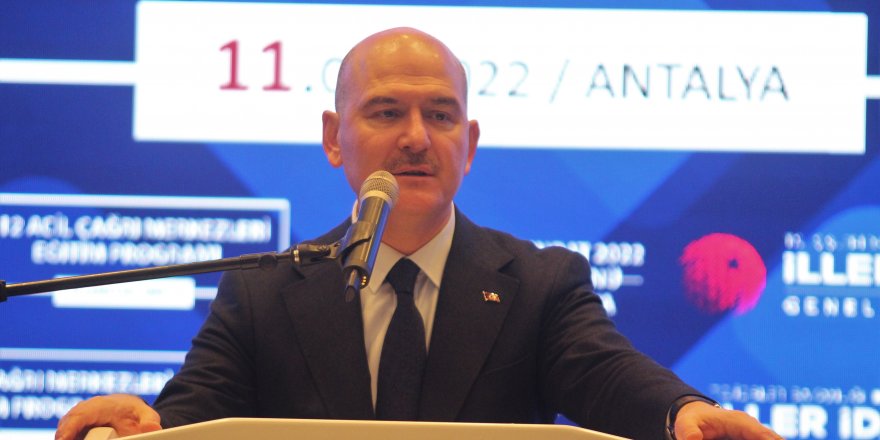 Bakan Soylu: "112 Acil Çağrı Merkezimizde 2021 yılında alınan toplam 104.6 milyon çağrının 71 milyonu, yani yüzde 68’i asılsızdır ve gereksizdir"