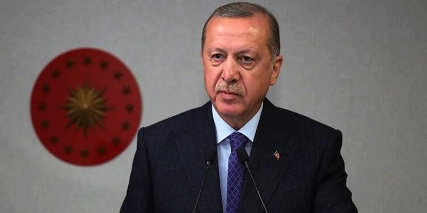 Cumhurbaşkanı Recep Tayyip Erdoğan açıklama yapıyor