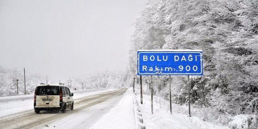 Bolu eksi 19 dereceyle Türkiye’nin en soğuk ili oldu