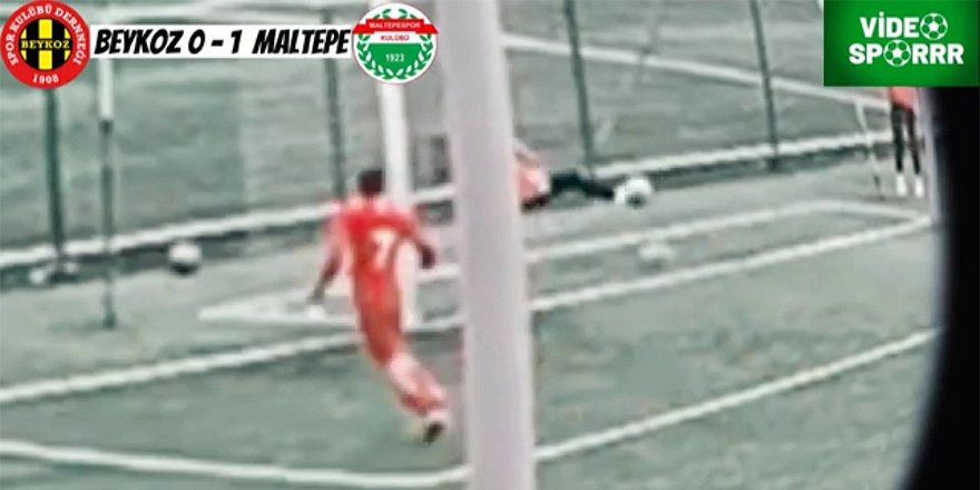 Amatör maçta ilginç olay: Top toplayıcı çocuk golü kurtardı!