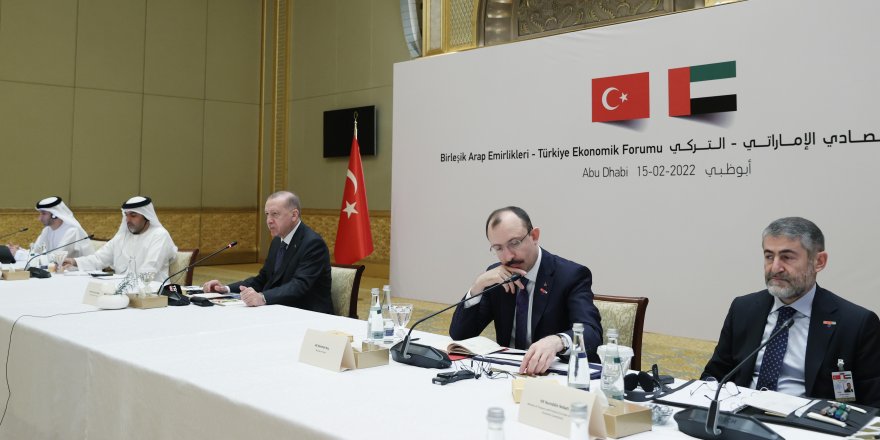 Erdoğan: “Birleşik Arap Emirlikleri Türkiye’nin Körfez bölgesindeki başlıca ticaret ortağıdır”