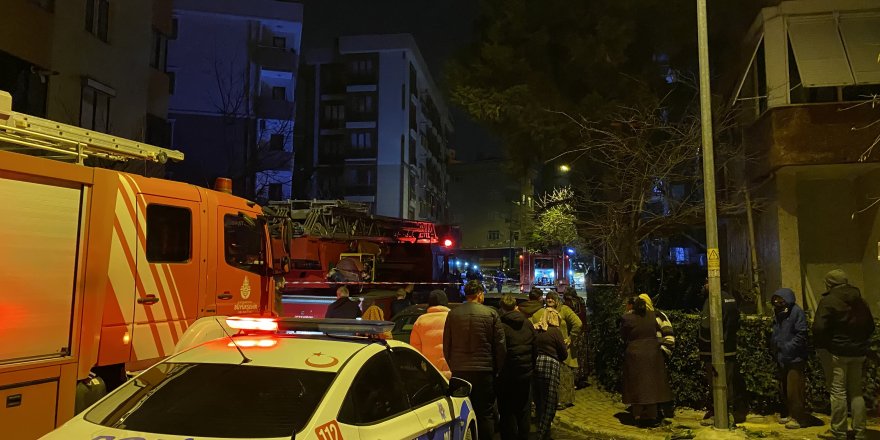 Pendik'te 4 katlı binada yangın: 1 ölü