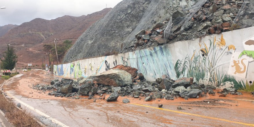 Marmaris'te sağanak yağış aralıklarla devam ediyor