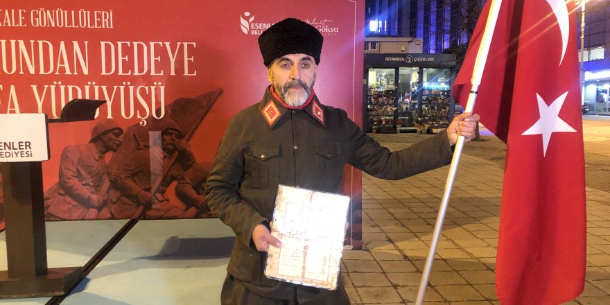 Dedesine vefa için 4. kez Çanakkale’ye yürüyecek