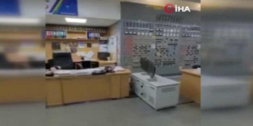 Zaporijya Nükleer Santrali'nin kontrol odası görüntülendi