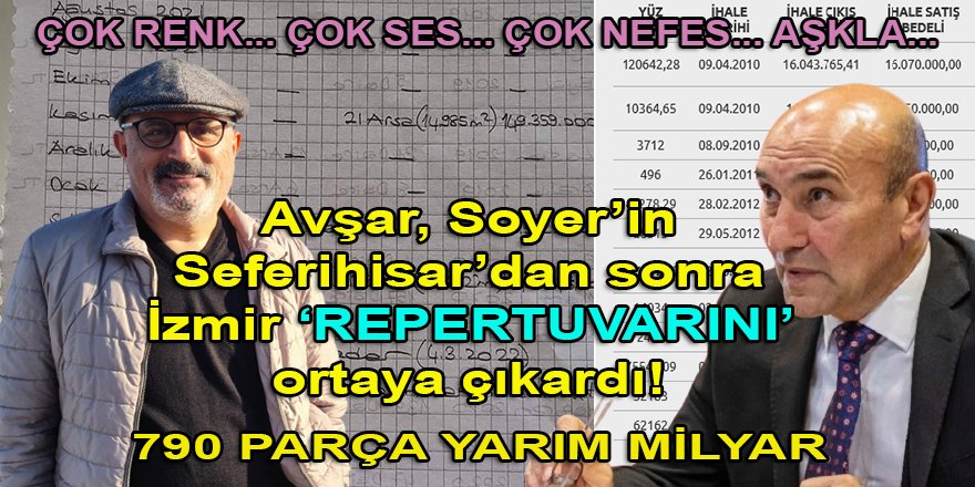 Mülkiyeli Avşar, Soyer'in Seferihisar'daki satış rekorunu İzmir'de 5'e katladığını belgeledi! Yarım milyar...