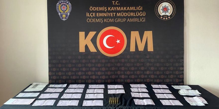 İzmir'de tefecilik yapan bir kişi gözaltına alındı