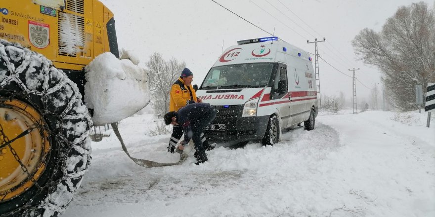 Sivas’ta kapalı köy yolu sayısı 446 oldu