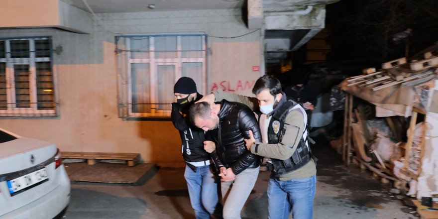 İstanbul’da uyuşturucu tacirlerine yönelik eş zamanlı operasyon