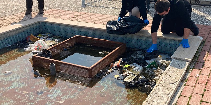 Karşıyaka Belediyesinden, Çanakkale Şehitleri Anma Parkında çevre ayıbı