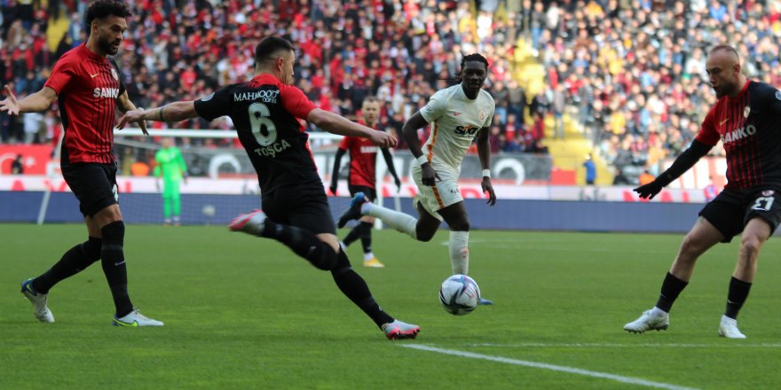 Gaziantep FK: 3 - Galatasaray: 1