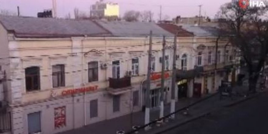 Ukrayna'nın Odessa kenti güne siren sesleriyle uyandı