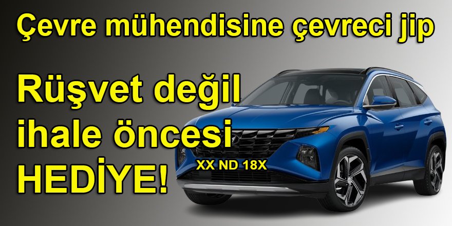 O büyükşehir belediyesinin 'süpürme' ihalesi öncesinde ilk hediye çevreci jip!