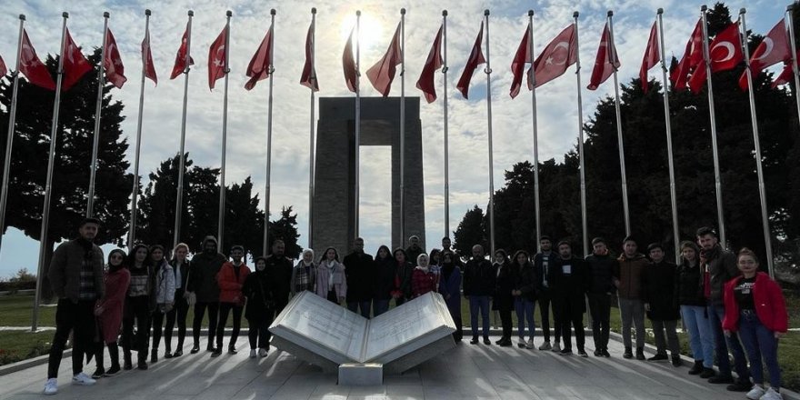 7 bölge 7 ülkeden öğrenciler Çanakkale’yi ziyaret etti