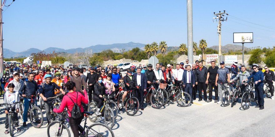 Dalaman’da bisiklet turu düzenlendi