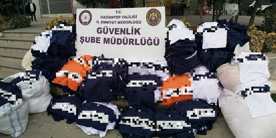 Gaziantep'te 1 milyon TL değerinde taklit ürün ele geçirildi