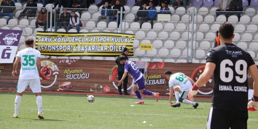 Afyonspor: 1 - Serik Belediyespor: 0