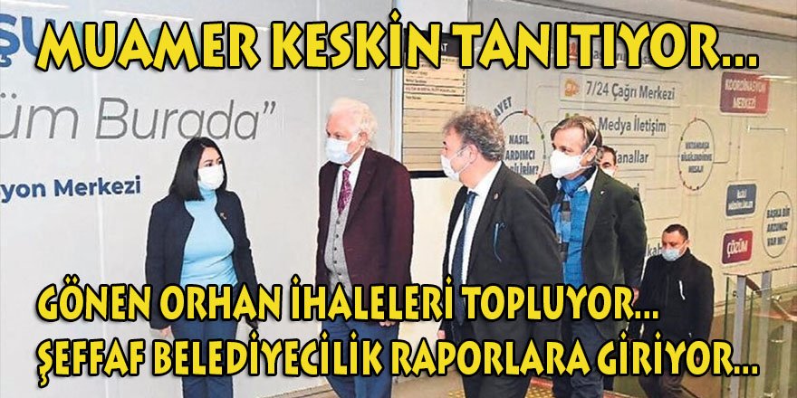 Muammer TANITTI, Mustafa SATIN ALDI, Gönen Orhan'a 'VERİLEN' o ihale Denetim Komisyonu Raporuna takıldı!
