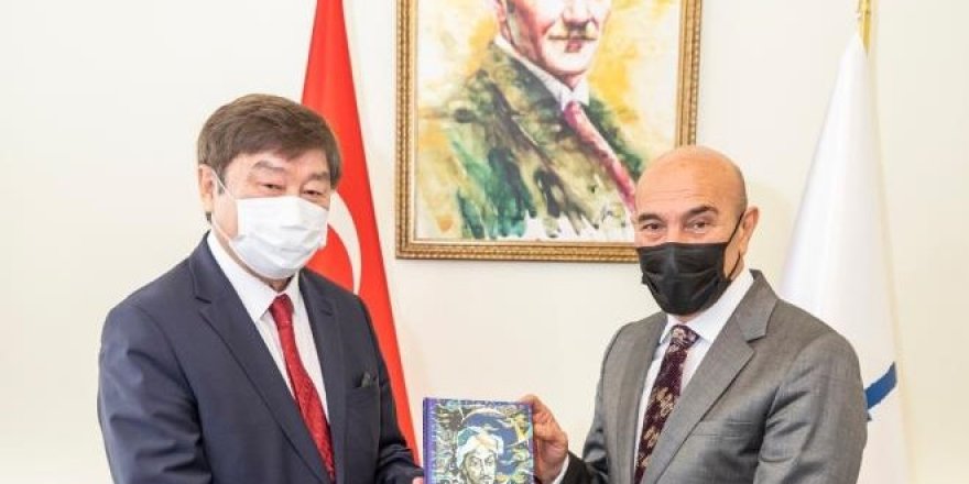 Büyükşehir'de Soyer ve Kaseinov görüşmesi