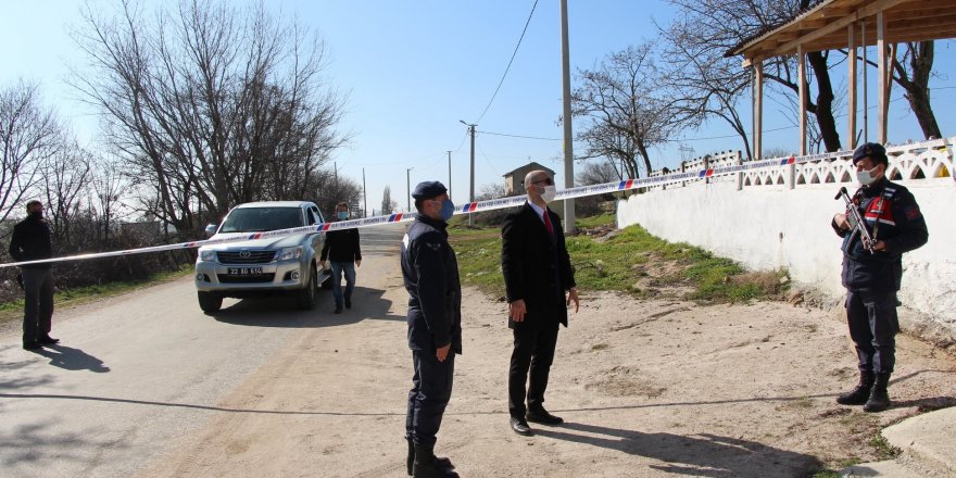 Köy karantinaya alındı, oyun parkları ve spor alanları kapatıldı