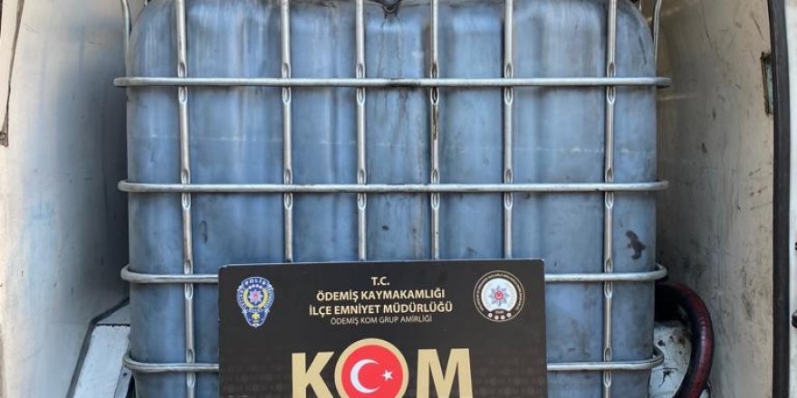 İzmir'de yanık yağ operasyonu: 700 litre ele geçirildi