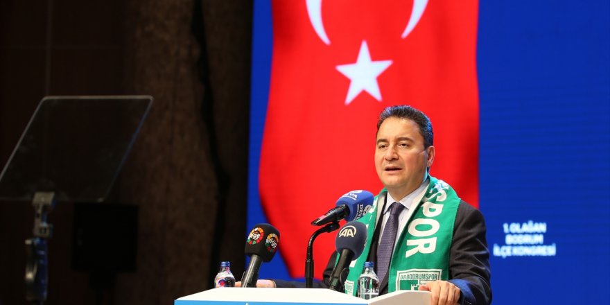 DEVA Partisi Genel Başkanı Babacan, partisinin Bodrum İlçe Olağan Kongresi'nde konuştu