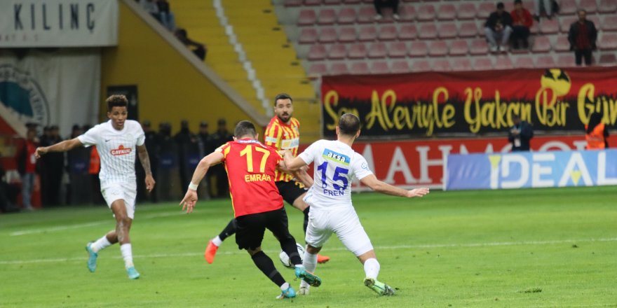 Kayserispor: 1 - Çaykur Rizespor: 1