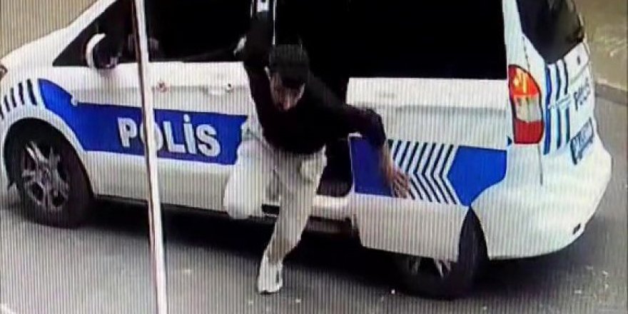 Sultanbeyli’de polis otosuna bindirilen şahıs kaçtı