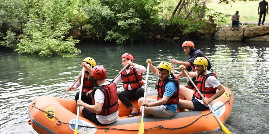 Nusaybin'de Rafting Okul Sporları Şampiyonası grup müsabakaları sona erdi