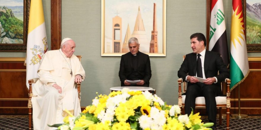 Papa Francis Erbil’de IKBY yetkilileri ile görüştü