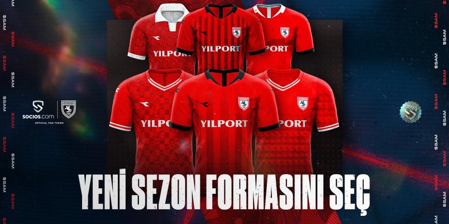 Samsunspor’un formasını taraftar seçecek