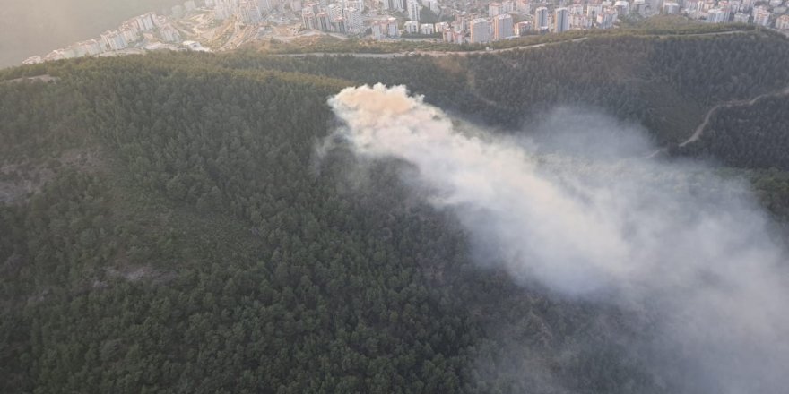 İzmir'de ormanlık alanda çıkan yangın söndürüldü