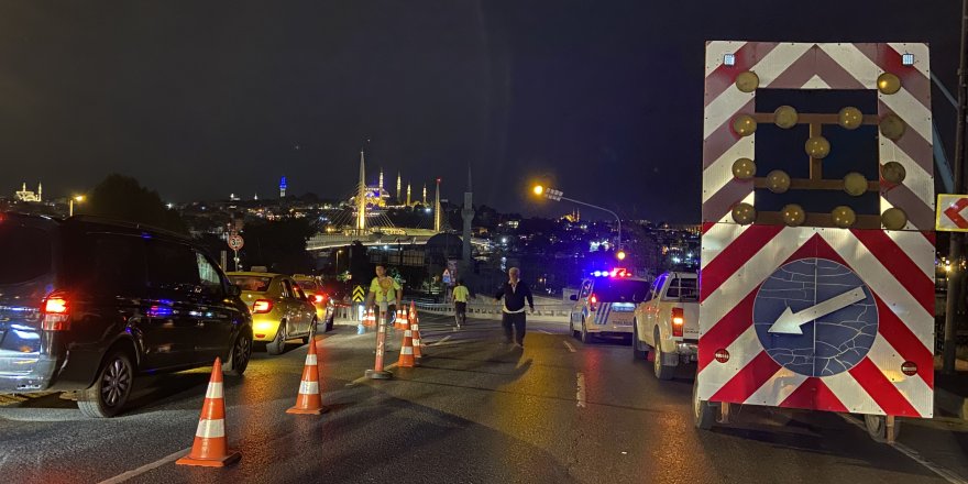 Atatürk Köprüsü araç ve yaya trafiğine kapandı